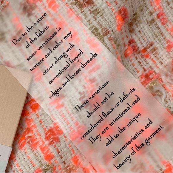 NANETTE LEPORE Neon Boucle Tweed Dress Pink NWT 8 - Picture 12 of 12